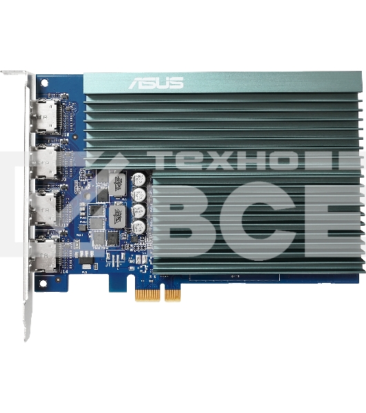 Видеокарта Asus GT730-4H-SL-2GD5 NVIDIA GeForce GT 730 2Gb GDDR5 902/5010 HDMIx4 HDCP Ret