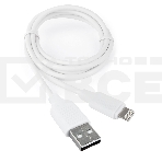 Кабель Cablexpert для Apple CCB-USB-AMAPO2-1MW, AM/Lightning, издание Classic 0.2, длина 1м, белый, блистер, фото 1