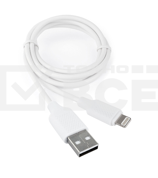 Кабель Cablexpert для Apple CCB-USB-AMAPO2-1MW, AM/Lightning, издание Classic 0.2, длина 1м, белый, блистер