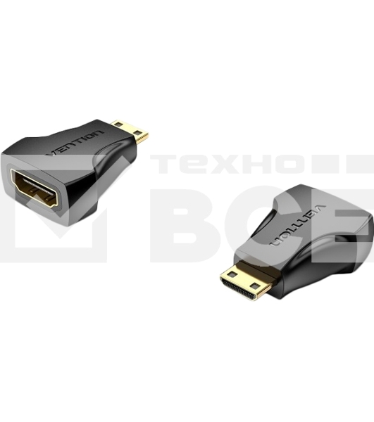 Адаптер-переходник Vention HDMI 19F/mini HDMI 19M