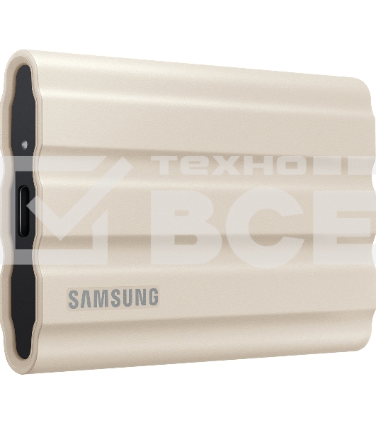 Твердотельный диск 1TB Samsung T7 Shield MU-PE1T0K/WW, V-NAND, USB 3.2 Gen 2 Type-C  [R/W - 1000/1050 MB/s]/EU