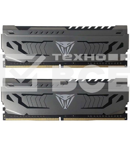 Оперативная память Patriot Viper Steel, DDR4, 32GB (2x16GB), 3600MHz, CL18, радиатор, черный