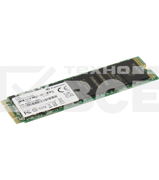 Накопитель SSD Transcend MTS825, 1TB, M.2 2280, SATA 3, R/W 550/500 MB/s