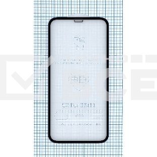 Защитное стекло 6D для Apple iPhone XR черный