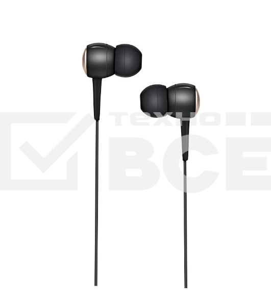 Наушники HOCO М19 Drumbeat universal с микрофоном, 3.5mm mini jack, черный