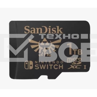 Флеш карта microSD 1TB SanDisk microSDXC Class 10 UHS-I A1 C10 V30 U3 for Nintendo Switch 100/90 MB/s