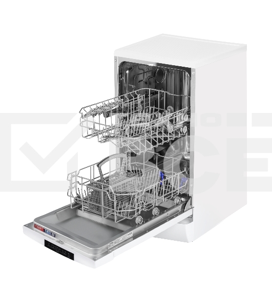 Посудомоечная машина Maunfeld MWF45220W, белый, 44.8 см, 10 компл., 49 дБ, класс A++