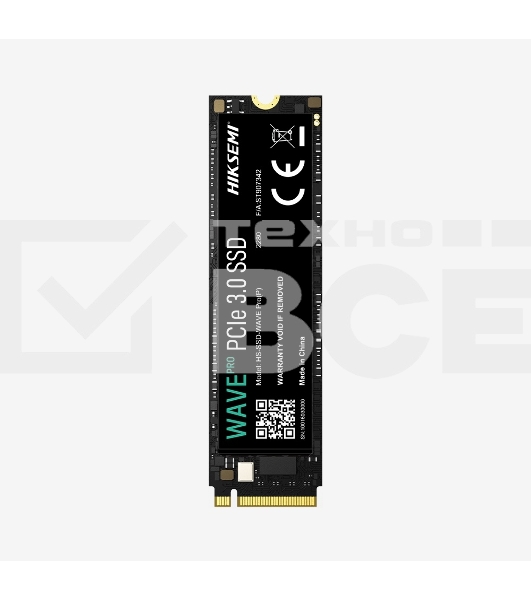 Накопитель SSD HIKSEMI WAVE Pro(P), 512Gb, PCIe 3.0 x4, M.2 2280, NVMe, R/W 3500/1800