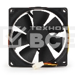 Вентилятор для корпуса Gembird FANCASE/BALL-3100 черный, 80 мм, 3100 об/мин, 38.65 дБ, 3 pin, фото5