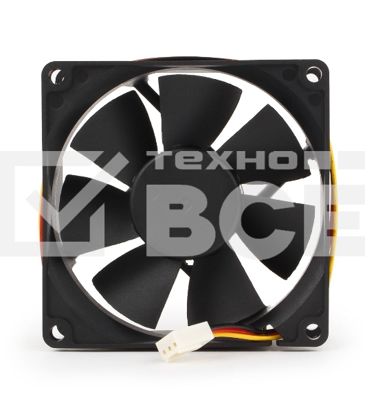 Вентилятор для корпуса Gembird FANCASE/BALL-3100 черный, 80 мм, 3100 об/мин, 38.65 дБ, 3 pin