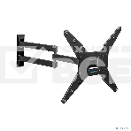 Кронштейн для телевизора Kromax OPTIMA-410 g/t 4 шт/уп. Кр. стал. наст. для TV 14'-65', max 30 кг. 4 ст св., нак. +5-12°, пов. ±90°, от ст. 62-690 мм, max VESA 400x400 мм., фото4