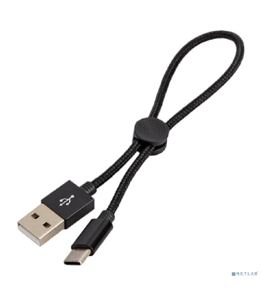 Кабель USB 2.0 hoco X35, AM/Type-C, черный, 0,25м
