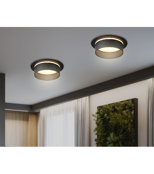 Светильник Ambrella light TN5213 BK черный GX53 D110*58