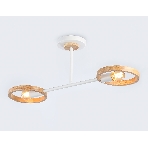 Светильник Ambrella light TR8243/2 WH/LWD белый/светлое дерево E27/2 max 40W 590*165*220, фото4