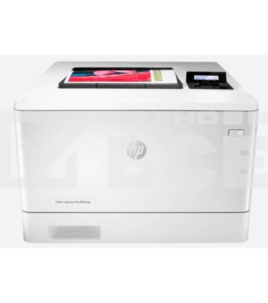 Принтер лазерный HP Color LaserJet Pro M454dn (W1Y44A), А4, цветной, печ. до 27 стр/мин., 600 x 600 dpi, USB, RJ-45, Air Print, Mopria