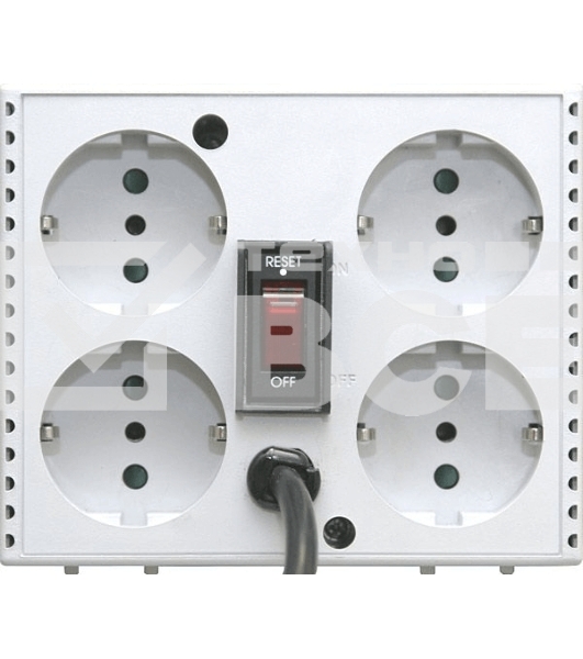 Стабилизатор напряжения Powercom TCA-1200 600Вт 1200ВА белый