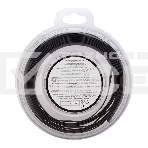 Трубка термоусаживаемая Rexant 8.0/4.0мм черный ролик 2.44м, фото 1