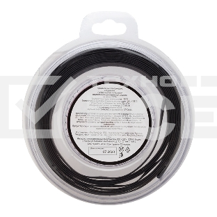 Трубка термоусаживаемая Rexant 8.0/4.0мм черный ролик 2.44м