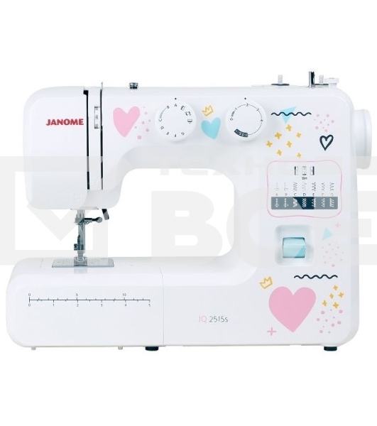 Швейная машина Janome JQ 2515S белый