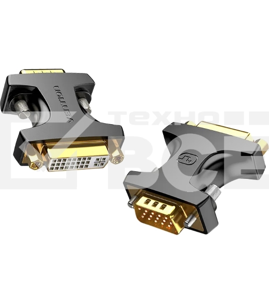 Адаптер-переходник Vention DVI-I 24+5F/ VGA 15M