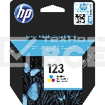 Картридж струйный HP 123 F6V16AE многоцветный, 100 стр., для HP DJ 2130, фото3