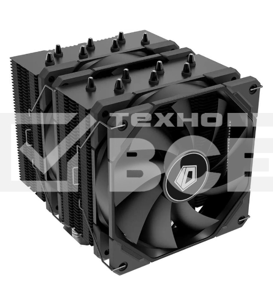 Кулер ID-COOLING SE-207-XT BLACK LGA20XX/LGA1366/LGA115X/AM4/AM3/+/AM2/+/FM2/+/FM1 (TDP 250W, PWM, черный, 7 тепл.трубок + медная база, 2x120mm) RET