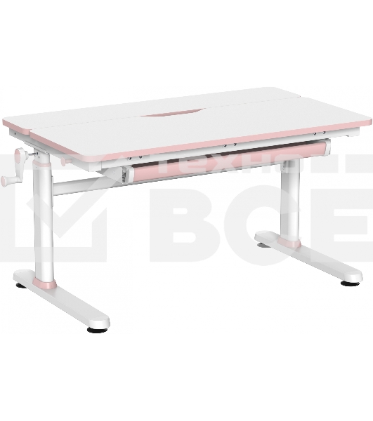 Стол детский Cactus CS-KD01-PK столешница МДФ, розовый 100x80x60см