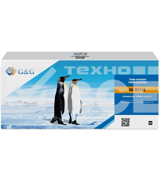 Картридж лазерный G&G GG-D111S черный (1000стр.) для Samsung Samsung Xpress SL-M2020/2022/2070