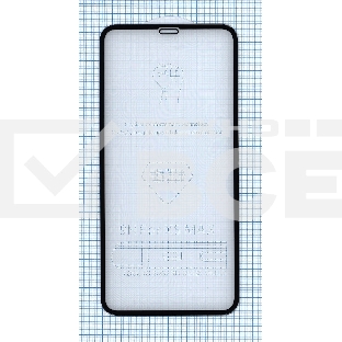Защитное стекло 6D для Apple iPhone XS Max черный