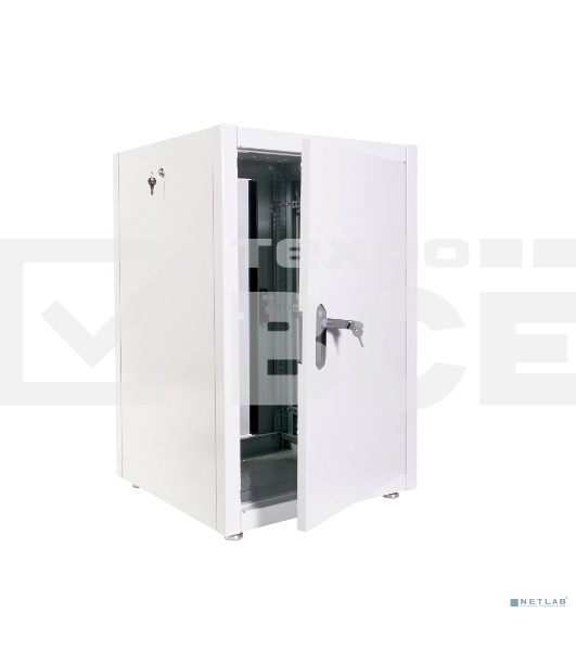 Шкаф телекоммуникационный напольный ЭКОНОМ 18U (600 × 800) дверь стекло, дверь металл
