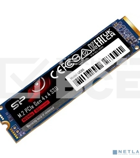 Накопитель SSD Silicon Power UD85, 500GB, PCIe 4.0 x4, M.2 2280, NVMe, R/W 3600/2400