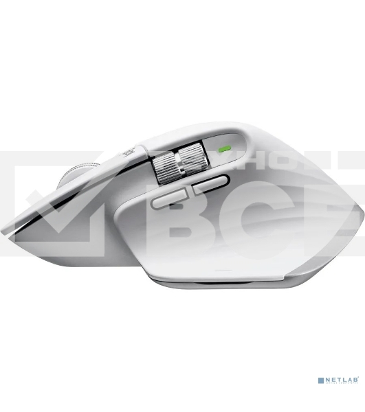 Мышь беспроводная Logitech MX Master 3s светло-серый, 8000 dpi, радиоканал, Bluetooth, USB, кнопки - 7