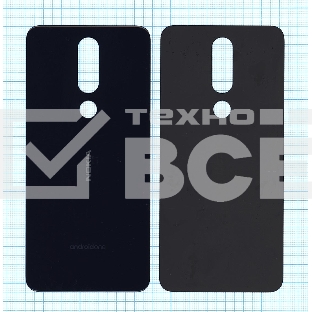 Задняя крышка для Nokia X5 голубая