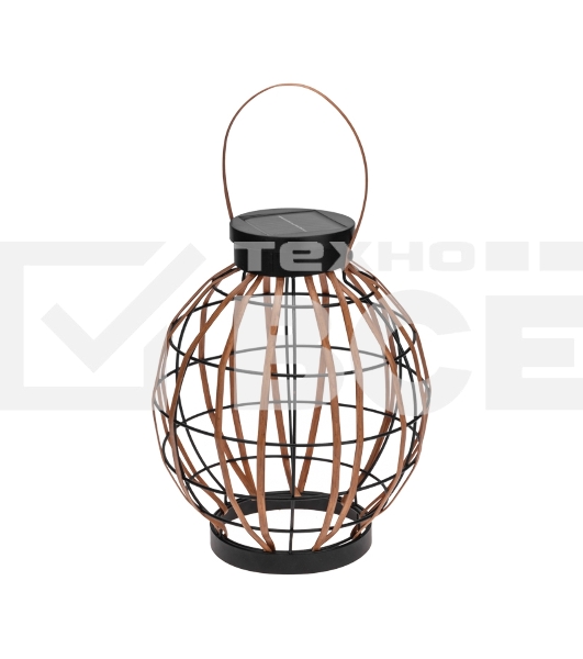 Светильник садовый Rexant Бамбук, 29,5 см, 3000К, встроенный аккумулятор, солнечная панель, коллекция Бали