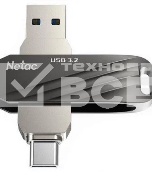 Флеш диск Netac US11 256GB USB3.0+TypeC Dual Flash Drive