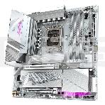 Материнская плата Gigabyte Z890M AORUS ELITE WIFI7 ICE, LGA 1851, Intel Z890, 4xDDR5, 4xSATA, 3xM.2, 1xPCIe 4.0 x4, 1xPCIe 5.0 x16, 1xDP, 1xUSB-C, 1x 2.5Gb LAN, 1xUSB-A 3.2 Gen 2, 4xUSB-A 3.2 Gen 1, 2x3.5 мм, TOSLINK, 7.1, 1xUSB4, mATX, фото6