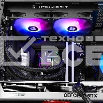 Система жидкостного охлаждения Thermalright Aqua Elite 240 V3 (240mm, Black, ARGB/ Fans: 2x120mm, 66.17CFM, 25.6dBA, 1500RPM/ Pump height 53mm, 23dBA, 3300RPM, Rad thickness 27mm/ S: 1700, 1200, 20XX, 115X, AM5, AM4), фото8