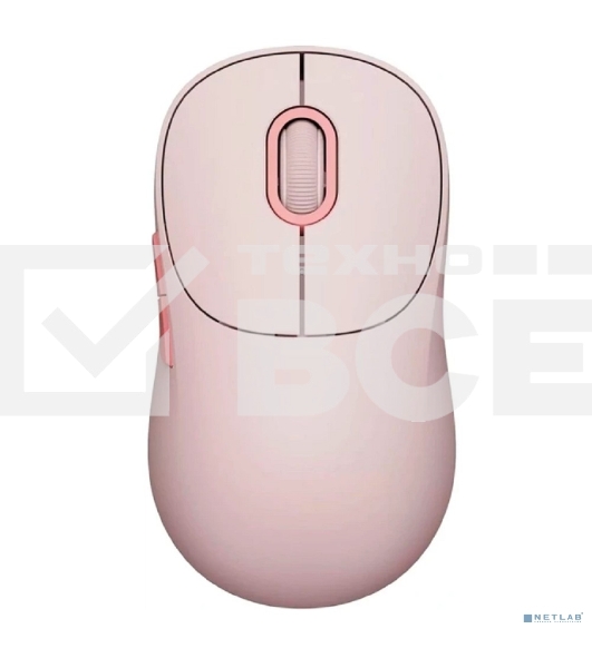Мышь беспроводная Xiaomi BHR8911GL Wireless Mouse 3 розовый, 1200 dpi, USB/Bluetooth, кнопки - 4