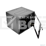 Шкаф телекоммуникационный настенный разборный ЦМО 9U (600 x 650) съемные стенки, дверь стекло, черный (ШРН-М-9.650-9005), фото 1