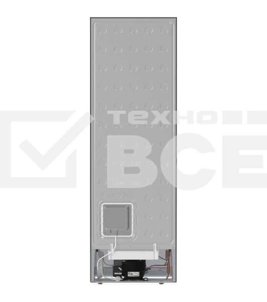 Холодильник Gorenje NRKE62XL серебристый металлик двухкамерный 203/99л морозилка снизу, No Frost