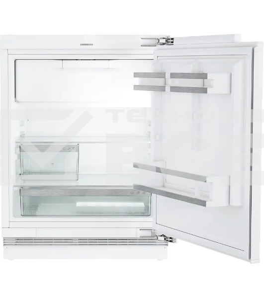 Встраиваемый холодильник Liebherr Pure, высота 82-88 см, door-on-door, с морозильным отделением, сенсорная электроника внутри камеры.