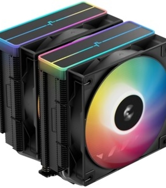Кулер для процессора DEEPCOOL AG620 BK ARGB V2 черный 120мм алюминий+медь 1850rpm 29.4db 4-pin 260W 157мм