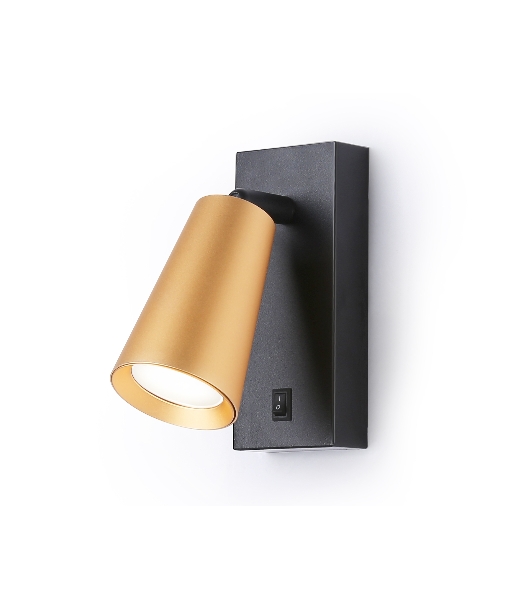 Светильник Ambrella light TA13142 BK/GD черный/золото GU10 max 12W 140*60*90