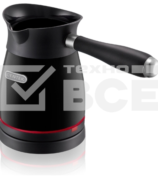 Электрическая турка Centek CT-1098 BL черный, 0.5 л, 480 Вт.