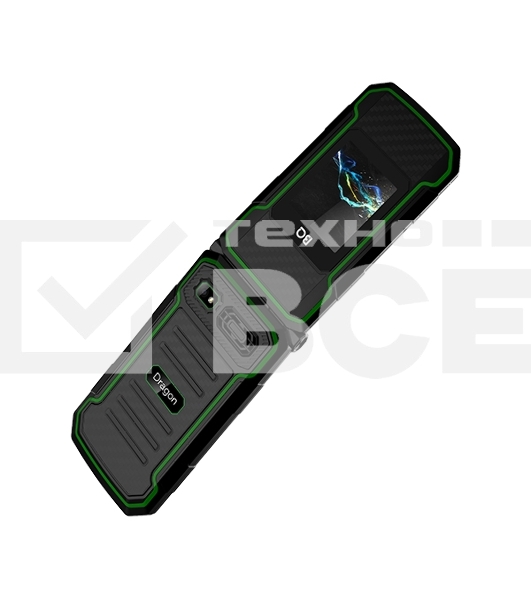 Мобильный телефон BQ 2822 Dragon черный/зеленый