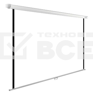 Экран Cactus 240x240см WallExpert CS-PSWE-240x240-WT 1:1 настенно-потолочный рулонный