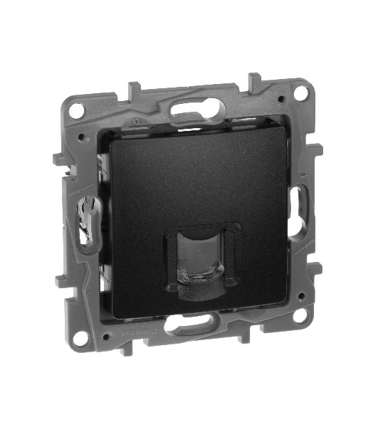 Розетка Legrand ETIKA RJ45 6 UTP антрацит 672653