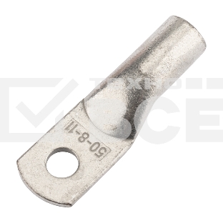 Наконечник медный луженый ТМЛ 50–8–11 (50мм² - Ø8мм) ГОСТ 7386-80 (в упак. 5 шт.) Rexant