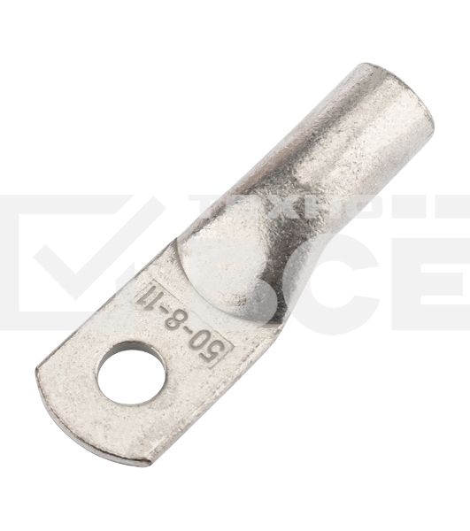 Наконечник медный луженый ТМЛ 50–8–11 (50мм² - Ø8мм) ГОСТ 7386-80 (в упак. 5 шт.) Rexant