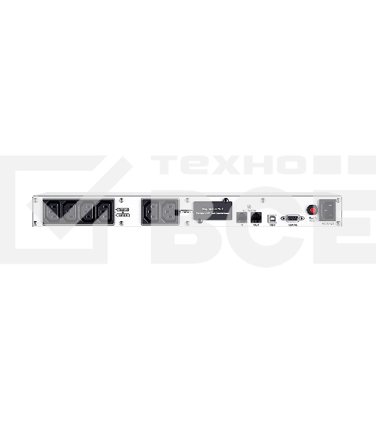 Источник бесперебойного питания UPS CyberPower OR600ERM1U Line-Interactive